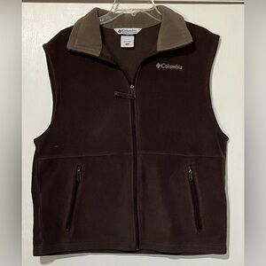 Columbia Brown Fleece Vest